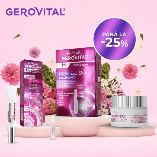 Farmec 25% Reducere Gerovital H3 Evolution