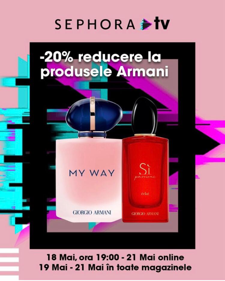 Sephora 20% Reducere Armani