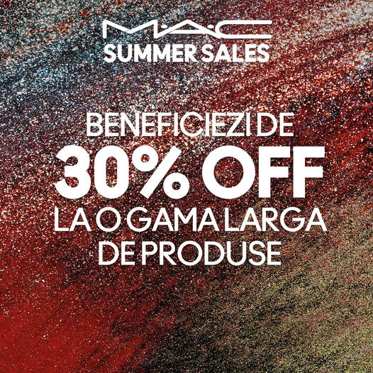 MAC 30% Reducere Summer Sale