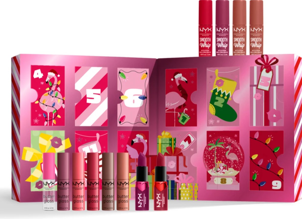 NYX Calendar Advent 12 Days Of Kissmas Best Beauty Offers Factory